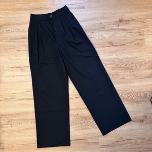 Zara Black Wide Leg Pants Size Small